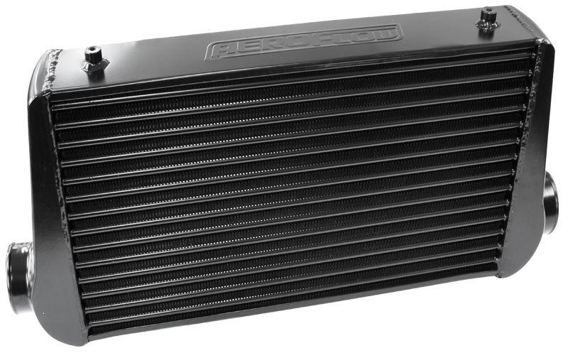 Aeroflow 450x300x76mm Street Series Aluminium Intercooler, Black Finish (AF90-1001BLK) AF90-1001BLK