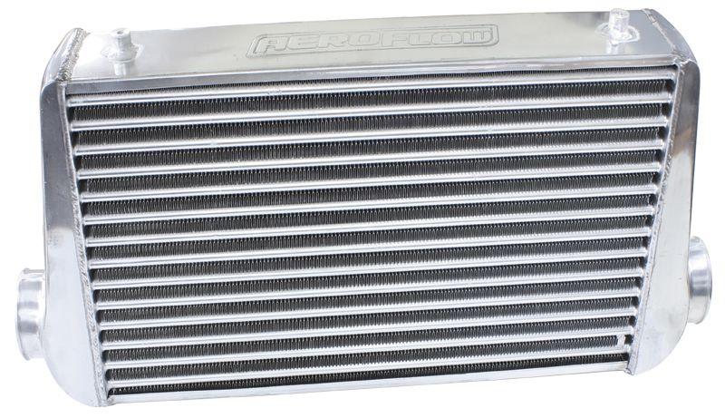 Aeroflow 450x300x76mm Street Series Aluminium Intercooler, Polished Finish (AF90-1001)