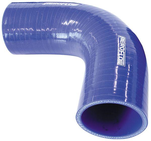 Aeroflow Gloss Blue 90° Silicone Elbow Hose 1/2" (13mm) I.D (AF9003-050)