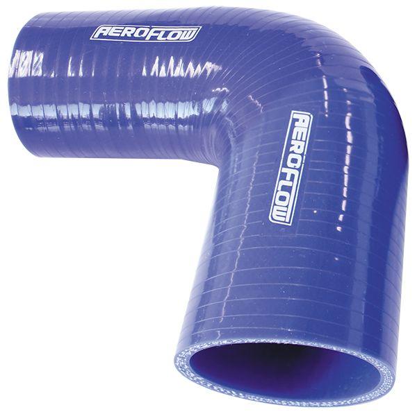 Aeroflow Gloss Blue 90° Silicone Reducer / Expander Hose 3-1/4" (82mm) to 2-3/4" (70mm) I.D (AF9003-325-275) AF9003-325-275