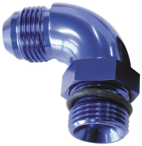 Aeroflow 90° ORB to Male AN Full Flow Adapter -16 ORB to -12AN (AF903-12-16) AF903-12-16