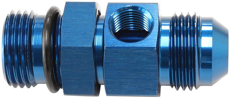 Aeroflow -6ORB to -6AN Extension with 1/8" Port (AF904-06) AF904-06