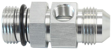 Aeroflow -8ORB to -8AN Extension with 1/8" Port (AF904-08S) AF904-08S