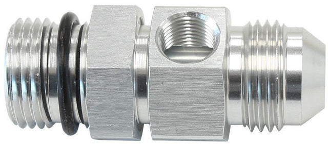 Aeroflow -8ORB to -8AN Extension with 1/8" Port (AF904-08S) AF904-08S