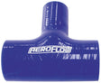 Aeroflow Gloss Blue Silicone Tee Hose 1-3/4" (44mm) Run I.D to 1" (25mm) Side I.D (AF9044-175-100) AF9044-175-100