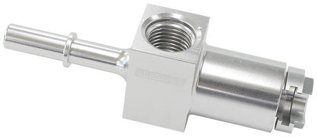 Aeroflow Push-On 3/8" Female to Male EFI Fuel Fitting - Silver (AF905-02S) AF905-02S