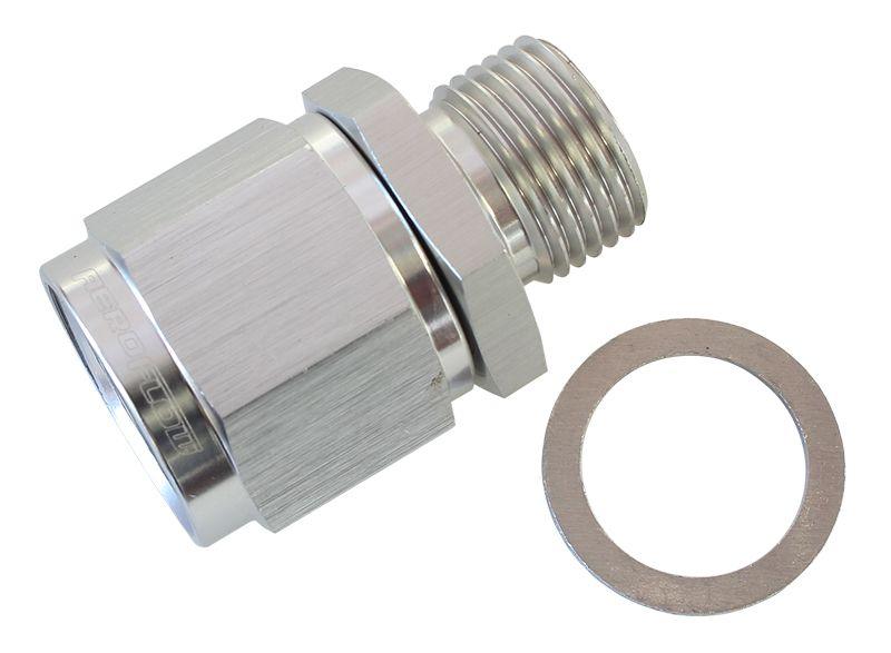 Aeroflow Male M18 x 1.5 to Female -10AN Swivel Adapter (AF906-10-M18S) AF906-10-M18S