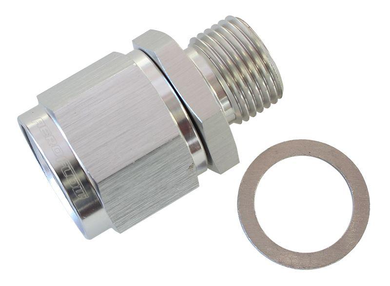 Aeroflow Male M18 x 1.5 to Female -10AN Swivel Adapter (AF906-10-M18S)
