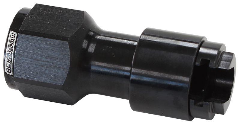 Aeroflow Push-On 5/16" Female EFI Fuel Fitting - Black (AF908-06-01BLK) AF908-06-01BLK