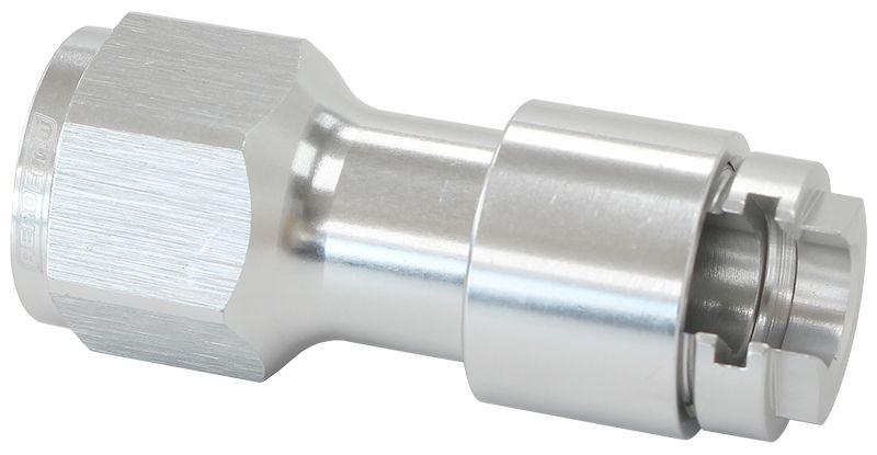 Aeroflow Push-On 5/16" Female EFI Fuel Fitting - Silver (AF908-06-01S) AF908-06-01S