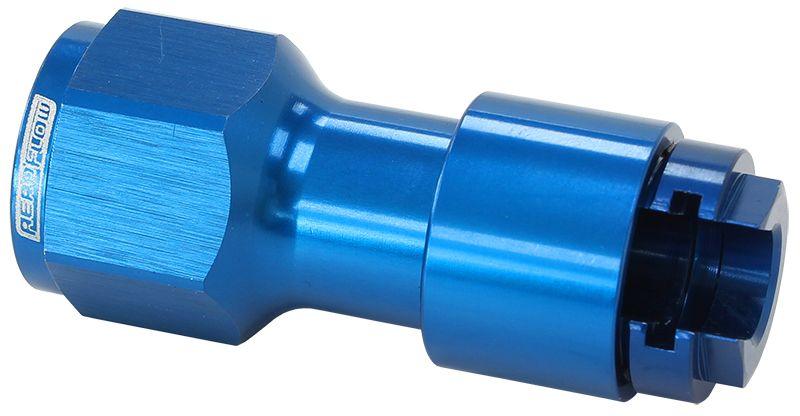 Aeroflow Push-On 5/16" Female EFI Fuel Fitting - Blue (AF908-06-01)