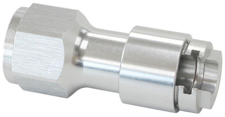 Aeroflow Push-On 3/8" Female EFI Fuel Fitting - Silver (AF908-08-02S) AF908-08-02S