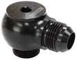 Aeroflow 90° Low Profile -12ORB to -12AN Male Adapter (AF909-12BLK) AF909-12BLK