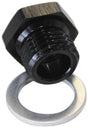 Aeroflow Metric Port Reducer M16 x 1.5 to 1/8" (AF912-M16-02BLK) AF912-M16-02BLK