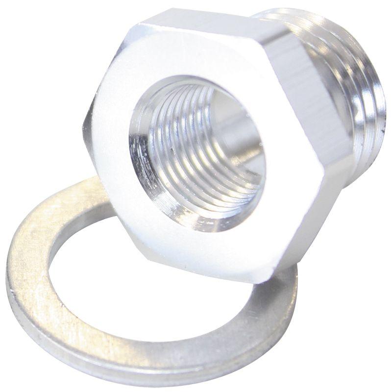 Aeroflow Metric Port Reducer M16 x 1.5 to 1/8" (AF912-M16-02S) AF912-M16-02S