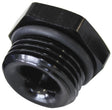 Aeroflow ORB Port Reducer -12ORB to 1/8" (AF912-P12-02BLK)