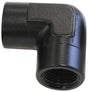 Aeroflow 90° NPT Female Adapter - 1/8" (AF913-02BLK) AF913-02BLK