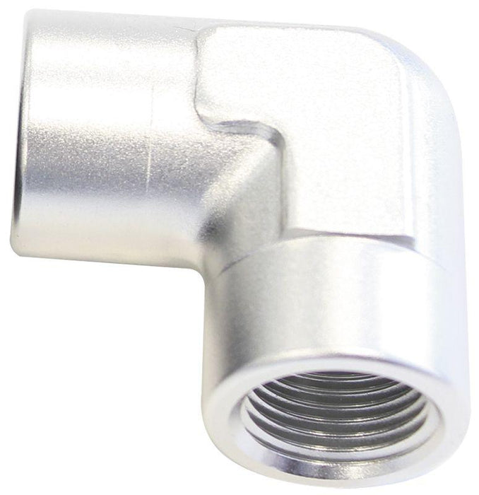 Aeroflow 90° NPT Female Adapter - 1/4" (AF913-04S)