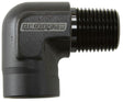 Aeroflow 90° NPT Female to Male NPT Fitting 1/8" (AF914-02BLK) AF914-02BLK