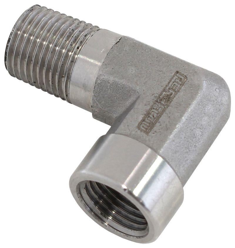 Aeroflow 90° Female 1/8" NPT to Male 1/8" NPT Elbow (AF914-02SS) AF914-02SS