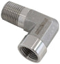 Aeroflow 90° Female 1/8" NPT to Male 1/8" NPT Elbow (AF914-02SS) AF914-02SS