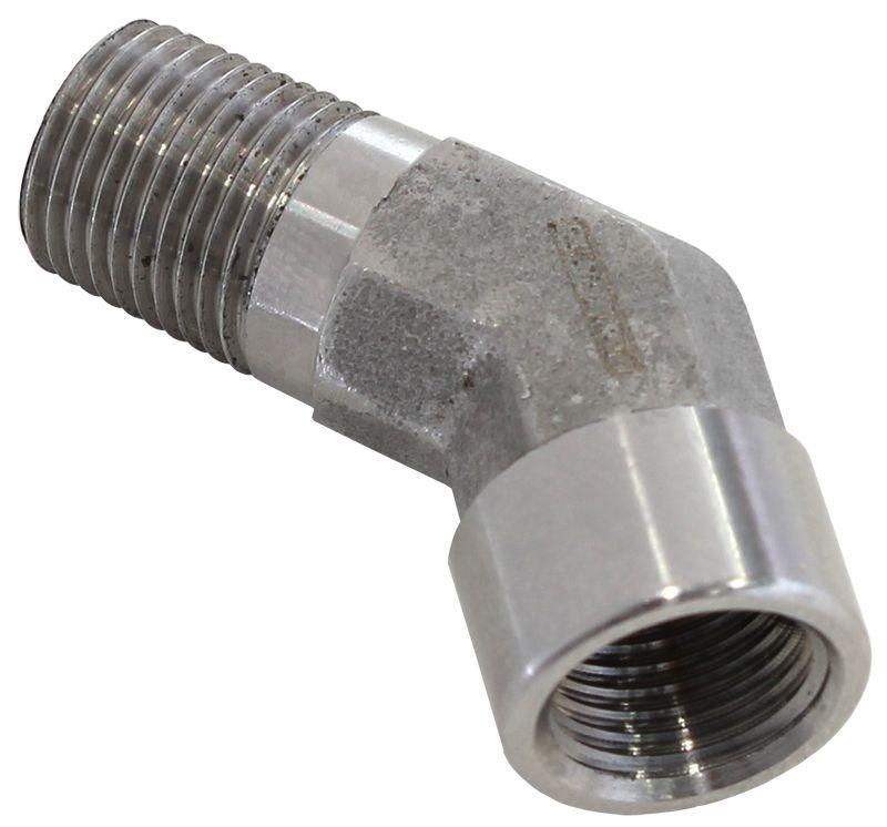 Aeroflow 45° NPT Female to Male NPT Fitting 1/8" (AF915-02SS) AF915-02SS