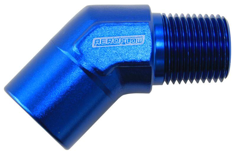 Aeroflow 45° NPT Female to Male NPT Fitting 1/2" (AF915-08) AF915-08
