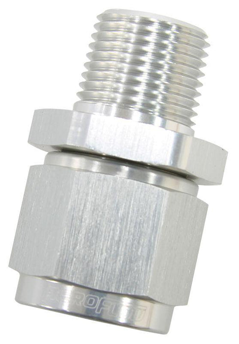 Aeroflow Male NPT to Female AN Straight Fitting 3/8" to -6AN (AF916-06-06S)