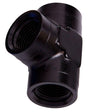 Aeroflow NPT Female Pipe Tee 3/8" (AF917-06BLK) AF917-06BLK