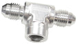 Aeroflow Male Tee with Female 1/8" -4AN (AF918-04-02S) AF918-04-02S