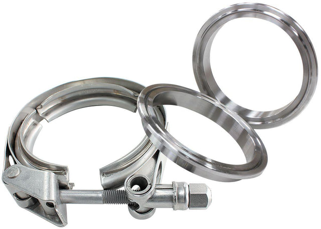 Aeroflow 2-3/4" (70mm) V-Band Clamp Kit with Steel Weld Flanges (AF92-2750) AF92-2750