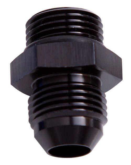 Aeroflow ORB to AN Straight Male Flare Adapter (AF920-06BLK) AF920-06BLK