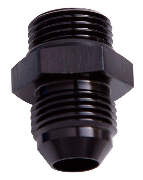 Aeroflow ORB to AN Straight Male Flare Adapter (AF920-08-06BLK)
