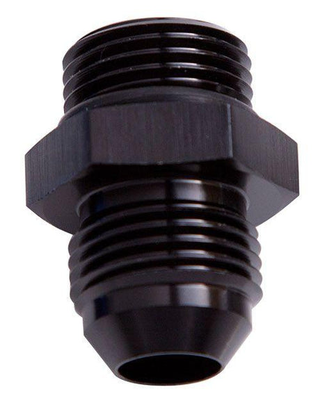 Aeroflow ORB to AN Straight Male Flare Adapter (AF920-12BLK) AF920-12BLK