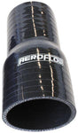 Aeroflow Gloss Black Straight Silicone Reducer / Expander Hose 1" (25mm) to 5/8" (16mm) I.D (AF9201-100-070) AF9201-100-070