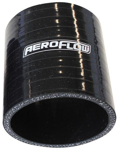 Aeroflow Gloss Black Straight Silicone Hose 2-1/4" (57mm) I.D (AF9201-225) AF9201-225