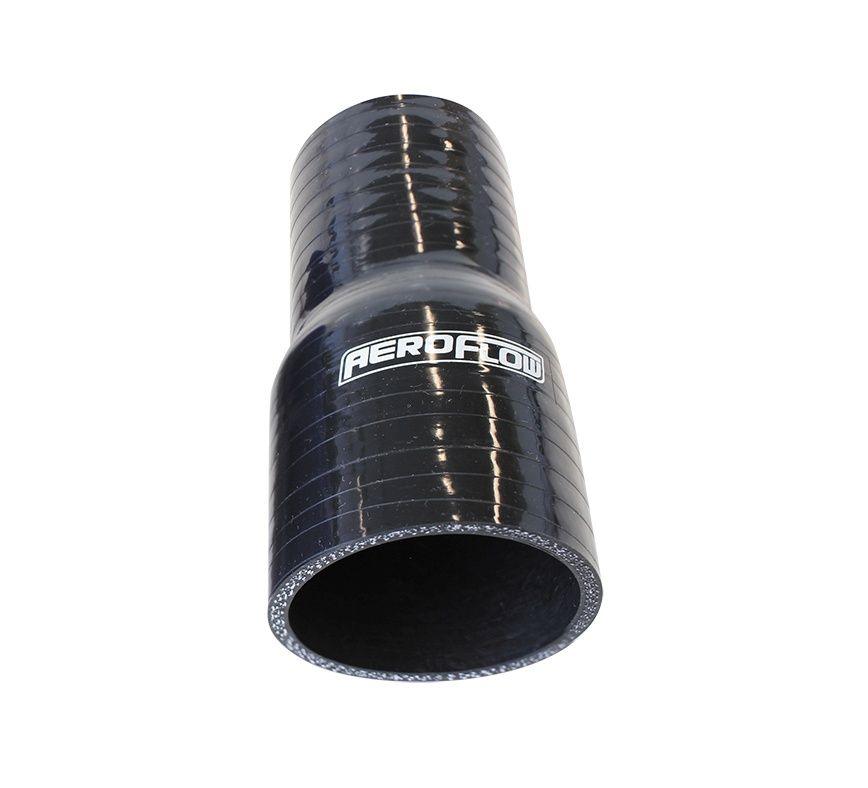 Aeroflow Gloss Black Straight Silicone Reducer / Expander Hose 2-3/4" (70mm) to 2" (51mm) I.D (AF9201-275-200) AF9201-275-200