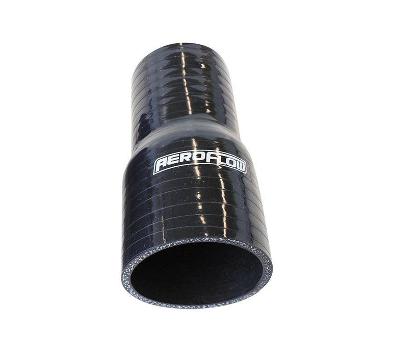 Aeroflow Gloss Black Straight Silicone Reducer / Expander Hose 2-3/4" (70mm) to 2" (51mm) I.D (AF9201-275-200)