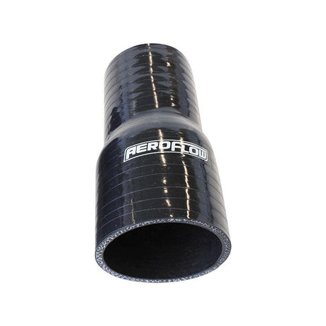 Aeroflow Gloss Black Straight Silicone Reducer / Expander Hose 3-3/4" (95mm) to 3" (76mm) I.D (AF9201-375-300) AF9201-375-300