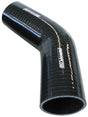 Aeroflow Gloss Black 45° Silicone Elbow Hose 2-3/4" (70mm) I.D (AF9202-275)