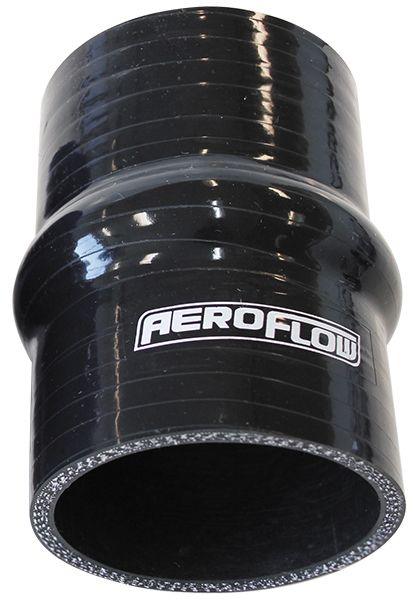 Aeroflow Gloss Black Silicone Hump Hose 1-1/2" (38mm) I.D (AF9211-150)