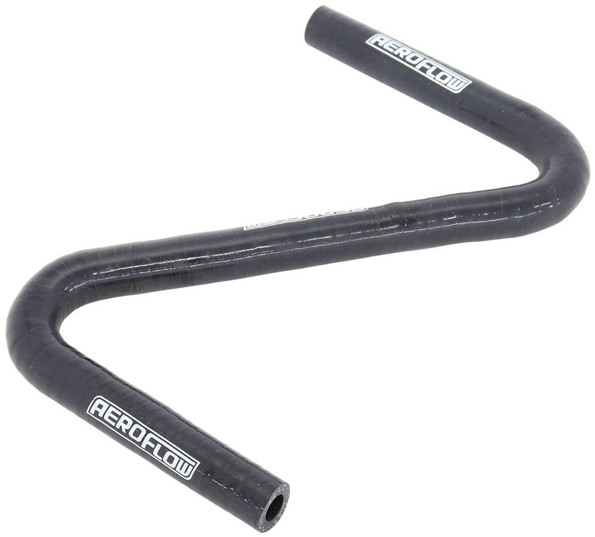 Aeroflow Gloss Black Silicone Z Bend Heater Hose 3/8" (10mm) I.D (AF9240-038) AF9240-038