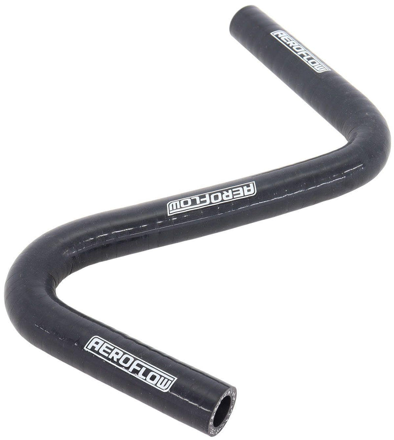 Aeroflow Gloss Black Silicone Z Bend Heater Hose 1/2" (13mm) I.D (AF9240-050) AF9240-050