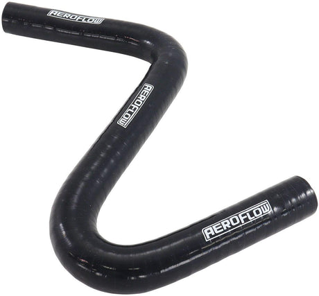 Aeroflow Gloss Black Silicone Z Bend Heater Hose 3/4" (19mm) I.D (AF9240-075) AF9240-075