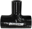 Aeroflow Gloss Black Silicone Tee Hose 3" (76mm) Run I.D to 1-3/8" (35mm) Side I.D (AF9244-300-137) AF9244-300-137