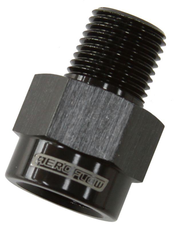 Aeroflow BSP Male to NPT Female Adapter (AF925-04-04BLK) AF925-04-04BLK