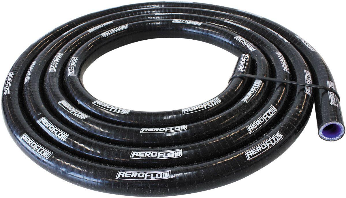 Aeroflow Gloss Black Reinforced Silicone Heater Hose 1/2" (13mm) I.D (AF9255-050-13)