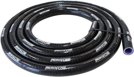 Aeroflow Gloss Black Reinforced Silicone Heater Hose 3/4" (19mm) I.D (AF9255-075-5) AF9255-075-5
