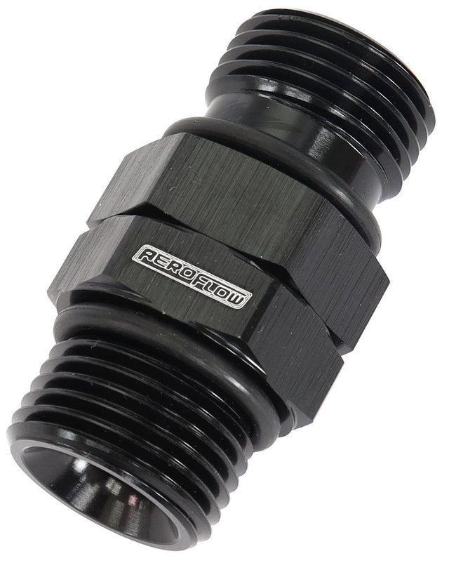 Aeroflow ORB Male to Male Swivel -8 ORB to -8 ORB (AF929-08BLK) AF929-08BLK
