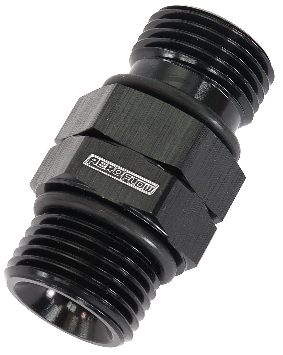 Aeroflow ORB Male to Male Swivel -12 ORB to -12 ORB (AF929-12BLK) AF929-12BLK